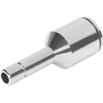 Festo NPQM Series Straight Tube-to-Tube Adaptor, Push In 8 mm, Tube-to-Tube Connection Style, 558766