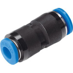 Festo QSM Series Reducer Nipple, Push In 3 mm to Push In 2 mm, Tube-to-Tube Connection Style, 133029