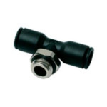 Legris LF3000 Series, Push In 6 mm to Push In 6 mm, Threaded-to-Tube Connection Style