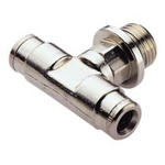 Norgren, Push In 8 mm to Push In 8 mm, Threaded-to-Tube Connection Style