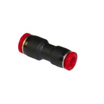 Norgren Pneufit C Series Straight Fitting, Push In 10 mm to Push In 8 mm, Tube-to-Tube Connection Style, C0020