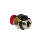 Norgren Pneufit C Series Straight Threaded Adaptor, M5 Male to Push In 6 mm, Threaded-to-Tube Connection Style, C0225