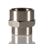 Norgren 16 Series Straight Fitting, G 3/4 Female to G 1/2 Female, Threaded Connection Style