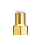 SMC KQ2 Series Straight Threaded Adaptor, M5 Female to Push In 4 mm, Threaded-to-Tube Connection Style