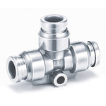 SMC KQG2 Series Delta Union Tube-to-Tube Adaptor, Push In 6 mm to Push In 6 mm, Tube-to-Tube Connection Style