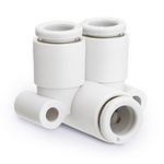 SMC KQ2LU Series Elbow Fitting, Push In 12 mm to Push In 12 mm