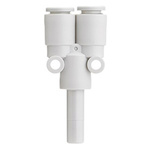 SMC KQ2U Series Y Fitting, Push In 3.2 mm to Push In 3.2 mm
