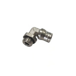 Legris 3699 Series Elbow Threaded Adaptor, M6 x 1 Male to Push In 4 mm, Threaded-to-Tube Connection Style