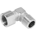Festo NPFC Series Elbow Fitting, R 1/8 to G 1/8, Threaded Connection Style, 8030216