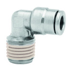 Norgren PNEUFIT 10 Series Straight Threaded Adaptor, R 1/4 Male to Push In 8 mm, Threaded-to-Tube Connection Style