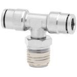 Norgren PNEUFIT 10 Series Straight Threaded Adaptor, R 1/4 Male to Push In 6 mm, Threaded-to-Tube Connection Style