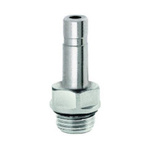 Norgren PNEUFIT 10 Series Straight Threaded Adaptor, G 3/8 Male to Push In 8 mm, Threaded-to-Tube Connection Style