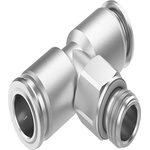 Festo NPQR Series Push-in Fitting, G 1/8 Male to Push In 6 mm, Threaded-to-Tube Connection Style, NPQR-T-G18