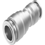 NPQR Series Straight Tube-to-Tube Adaptor, 10 mm to 10 mm, Tube-to-Tube Connection Style, NPQR-D-Q10