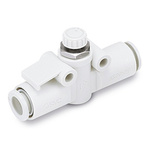 SMC AS Series Stud Fitting, Push In 12 mm to Push In 12 mm, Tube-to-Tube Connection Style
