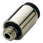 Legris LF 3000 Series Straight Fitting, 1/4 in to UNF 10-32, Tube-to-Port Connection Style, 3171 56 20