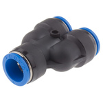 Festo QSY Series Y Tube-to-Tube Adaptor, Push In 16 mm to Push In 16 mm, Tube-to-Tube Connection Style, 130609