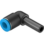 Festo QS Series Elbow Tube-toTube Adaptor, Push In 8 mm to Push In 8 mm, Tube-to-Tube Connection Style, 130747