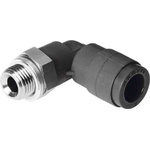 Festo Elbow Threaded Adaptor, G 1/2 Male to Push In 12 mm, Threaded-to-Tube Connection Style, 186335