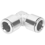 Festo NPQM Series Elbow Tube-toTube Adaptor, Push In 8 mm to Push In 8 mm, Tube-to-Tube Connection Style, 558778