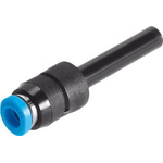 Festo QSM Series Reducer Nipple, Push In 3 mm to Push In 2 mm, Tube-to-Tube Connection Style, 133035