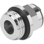Festo Straight Threaded Adaptor, G 1/2 Male to Push In 14 mm, Threaded-to-Tube Connection Style, 570451