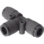 Festo QST-V0-8 Series Tee Tube-to-Tube Adaptor, Push In 8 mm to Push In 8 mm, Tube-to-Tube Connection Style, 160534