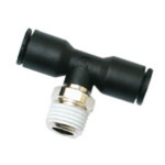 Legris LF3000 Series, Push In 12 mm to Push In 12 mm, Threaded-to-Tube Connection Style