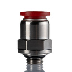 Norgren Pneufit C Series Threaded-to-Tube, G 1/8 Male to Push In 10 mm, Threaded-to-Tube Connection Style