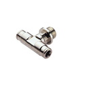 Norgren, Push In 8 mm to Push In 8 mm, Threaded-to-Tube Connection Style