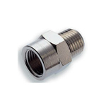 Norgren 15 Series Reducer Nipple, R 3/4 Male to G 1/2 Female, Threaded Connection Style