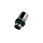 Legris 3136 Series Bulkhead Threaded-to-Tube Adaptor, G 3/8 Female to Push In 6 mm, Threaded-to-Tube Connection Style