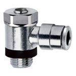 Norgren PNEUFIT 10 Series Straight Threaded Adaptor, G 1/4 Male to Push In 6 mm, Threaded Connection Style