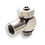Norgren PNEUFIT 10 Series Straight Threaded Adaptor, G 1/4 Male to G 1/4 Female, Threaded Connection Style, 16K51