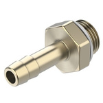 Festo N-P Series Barb Fitting, G 3/8 Male to 9 mm, Threaded-to-Tube Connection Style, 15634
