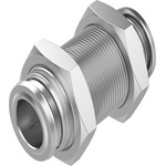 Festo NPQR Series Push-in Fitting, Push In 12 mm to Push In 12 mm, Tube-to-Tube Connection Style, NPQR-H-Q12