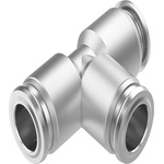 Festo NPQR Series T Fitting, Tube 12 to 12 mm, Tube-to-Tube Connection Style, NPQR-T-Q12