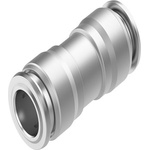 NPQR Series Push-in Fitting, Push In 10 mm to Push In 10 mm, Tube-to-Tube Connection Style, NPQR-D-Q10