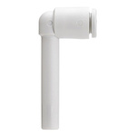 SMC KQ2 Series Plug-in Elbow, 1/4 in to Push In 4 mm, Tube-to-Tube Connection Style