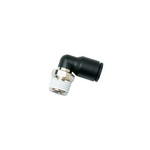 LF 3000 Series Elbow Threaded Adaptor, 4 mm to NPT 1/8 Male, Threaded Connection Style, 3109 04 11