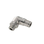 LF 3800 Series Elbow Threaded Adaptor, 6 mm to 1/4 in, Tube-to-Port Connection Style, 3889 06 14