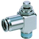 SMC ASG Series Tube Flow Regulator, 6mm Tube Inlet Port x R 1/8 Male Outlet Port