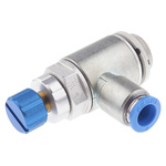 Festo GRLA Series Tube Exhaust Valve, 8mm Tube Inlet Port x G 3/8 Outlet Port, 534342