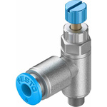 Festo GRLA Series Tube Exhaust Valve, 4mm Tube Inlet Port x M5 Male Outlet Port x 4mm Tube Outlet Port, 197577