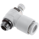 SMC AS Series Threaded Flow Regulator x 8mm Tube Outlet Port