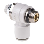 SMC AS Series Threaded Flow Regulator x 8mm Tube Outlet Port