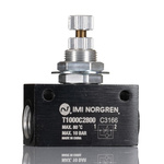 Norgren T1000 Series Threaded Flow Regulator, G 1/4 Female Inlet Port x G 1/4 Female Outlet Port