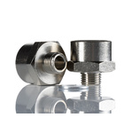 Norgren 16 Series Straight Threaded Adaptor, G 1/4 Male to G 1/2 Female, Threaded Connection Style