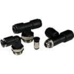 Fitting antistatic one touch male connector 4mm to M5 thread