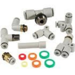 Fitting plug-in elbow 8mm to 8mm with copper free
